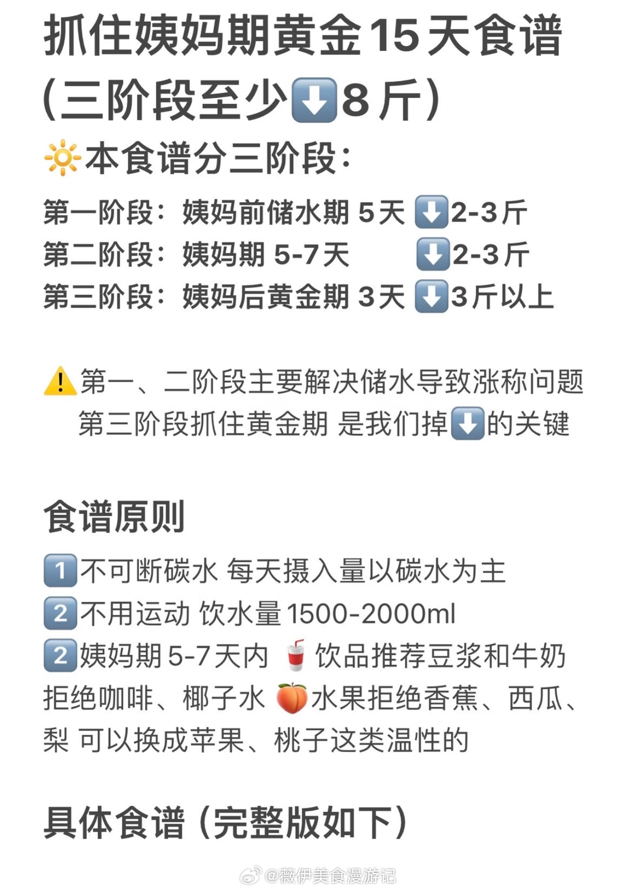女生顺着月经周期减肥，事半功倍～其实减肥是越减越轻松的 不要卷，要量力而行～顺应