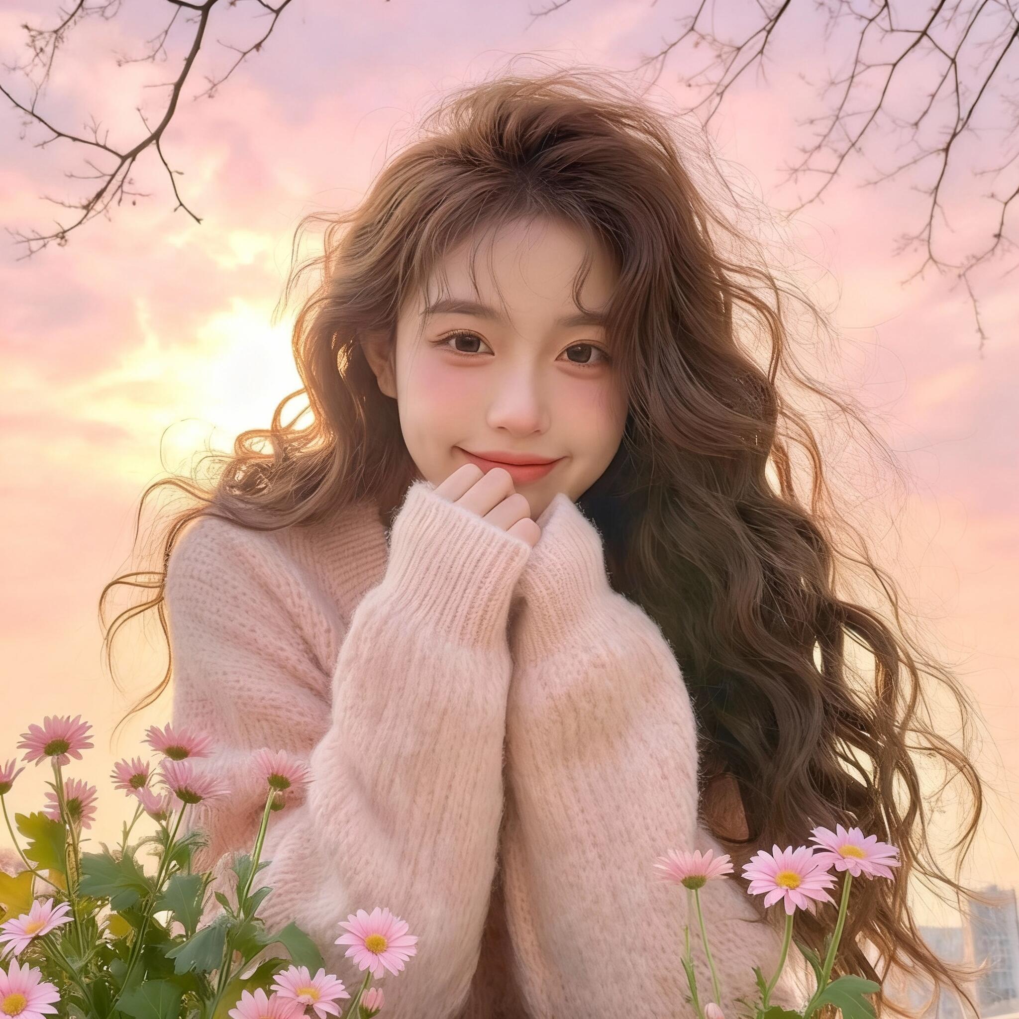 🍂秋日治愈长卷发女头 