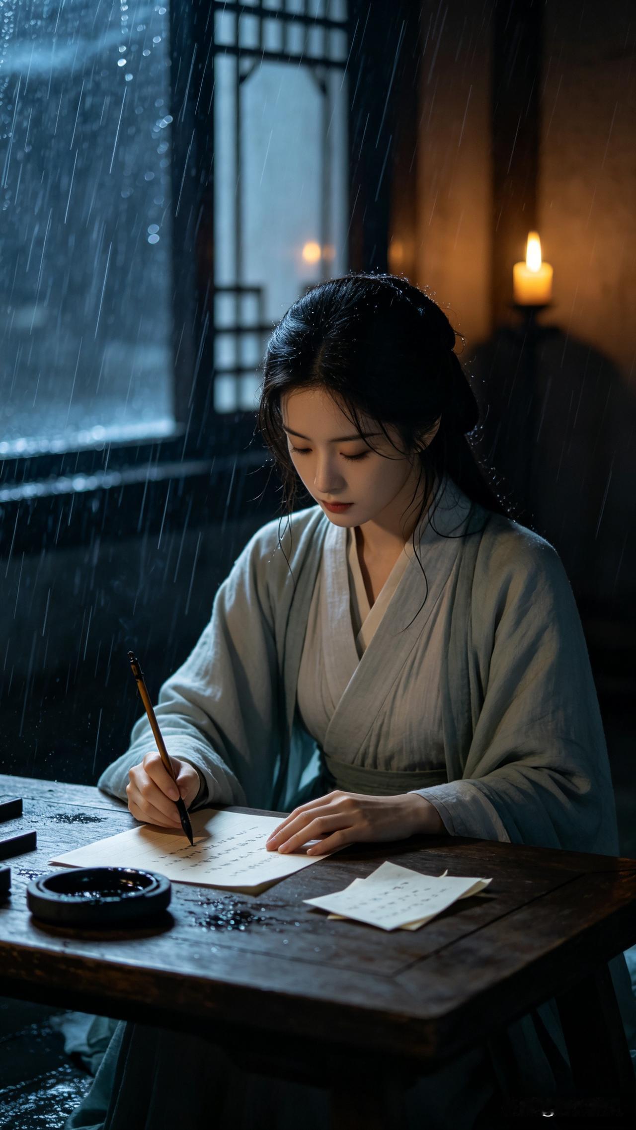 昨天半夜失眠，坐在窗边看着月亮，脑子里忽然蹦出来这么一句。
当时就觉得，这就是我