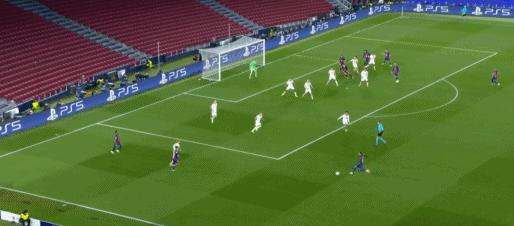 【欧冠】巴萨2比1法兰克福北京时间12月10日欧洲冠军联赛阶段第6轮，巴塞罗那对