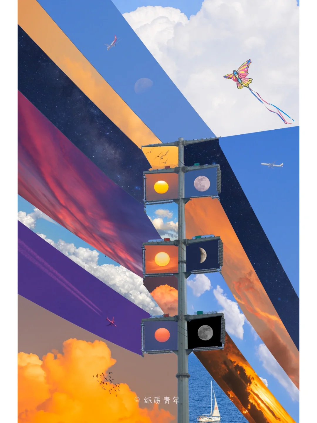 生活需要色彩调和，人人都是天空艺术家🎨