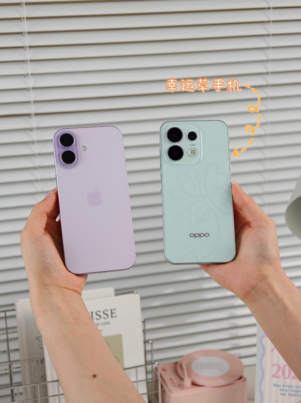 之前买iPhone 17的时候就是被薰衣草紫种草的
这次新买的这台OPPO Re
