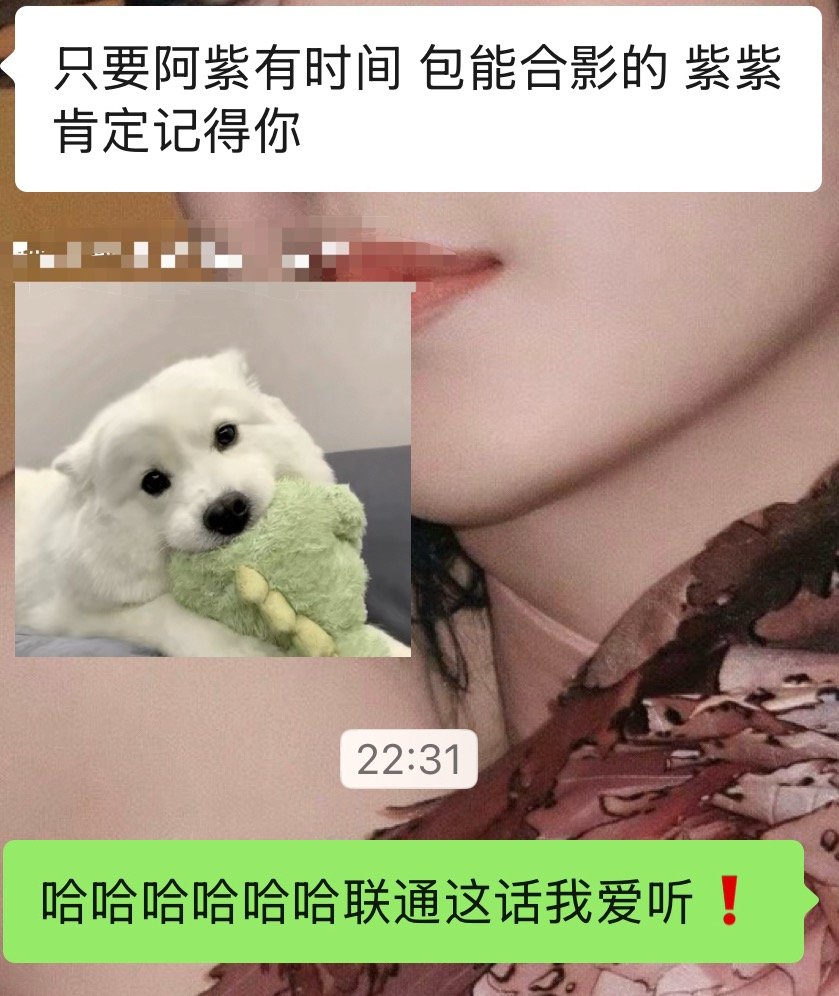 拜托了让我和紫紫合影吧