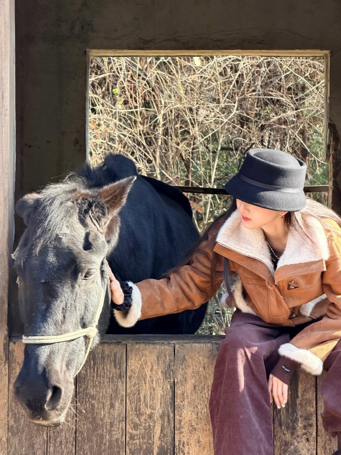 宋祖儿摸马头 宋祖儿和小马合照live 宋祖儿和小马合照live，宋祖儿摸马头，