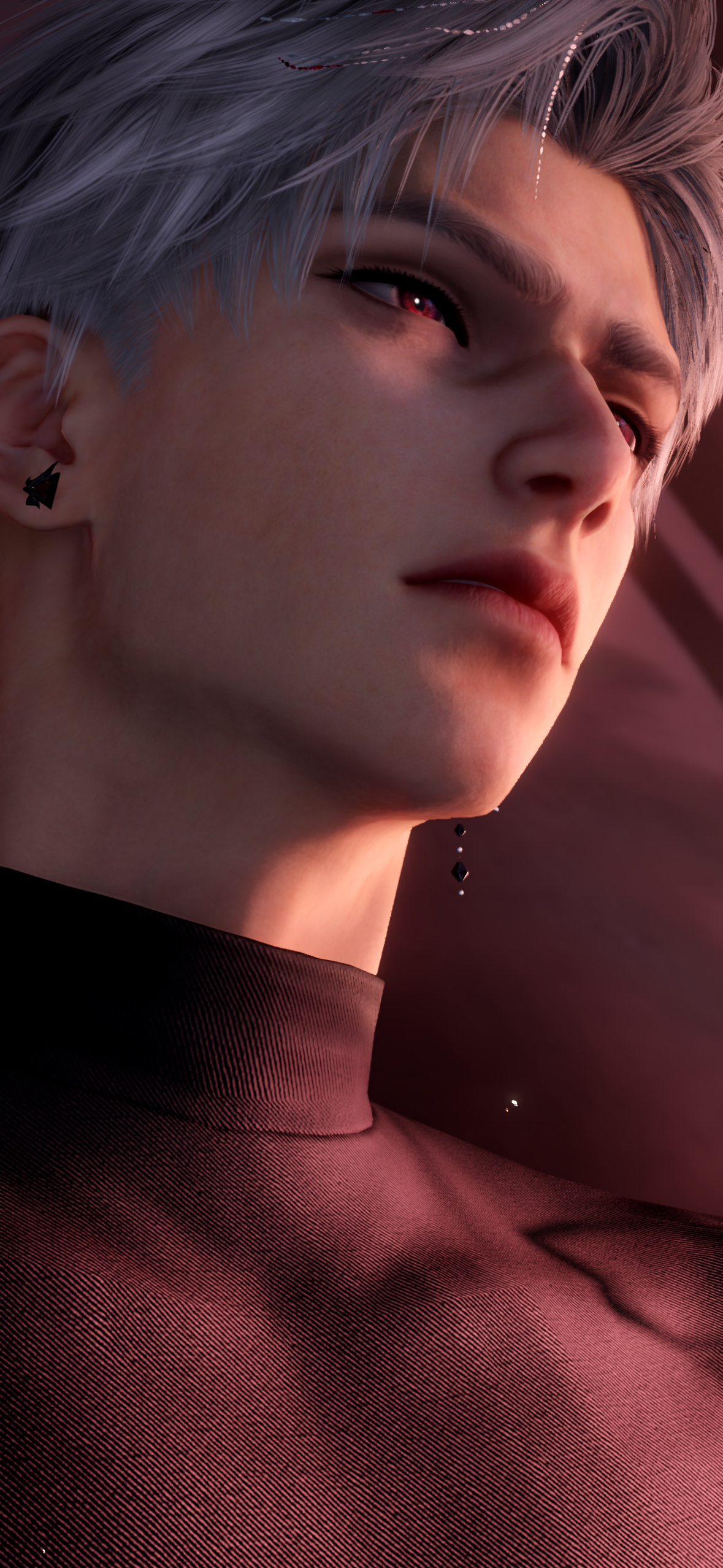 恋与深空 偷跑老公好帅 这面部折叠度没话说