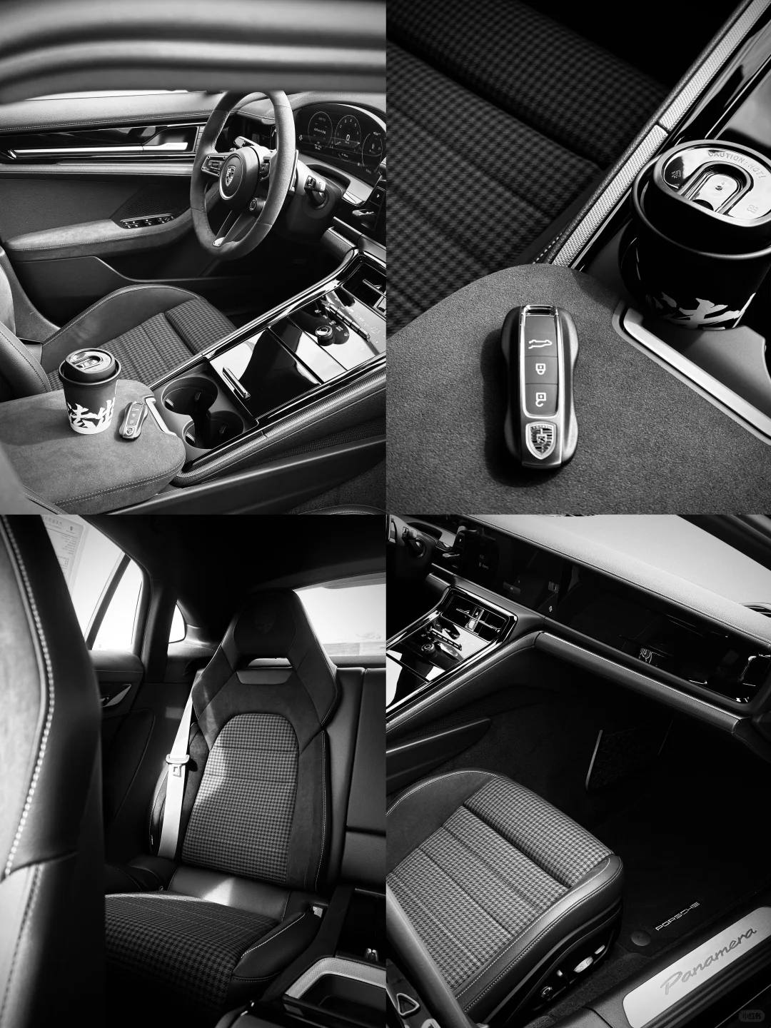 25款panamera千鸟格/这内饰我真的爱了🤭🤭