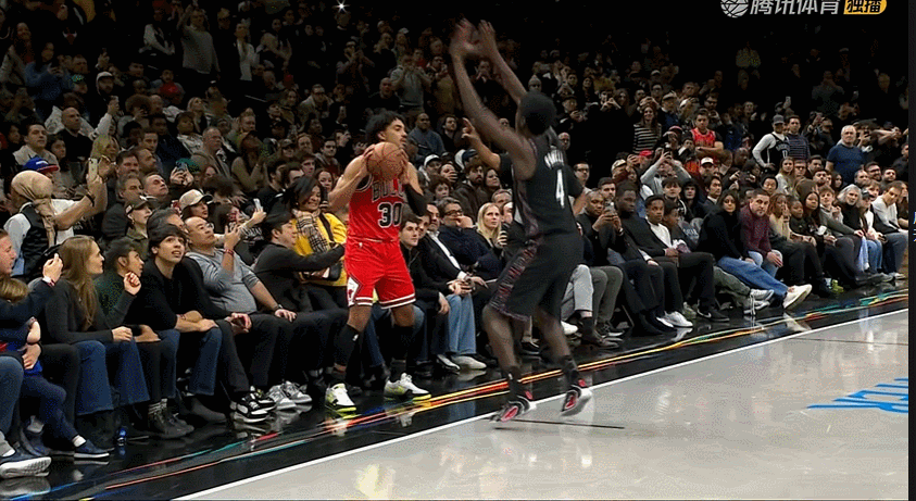 公牛这球发的……太神了公牛vs篮网