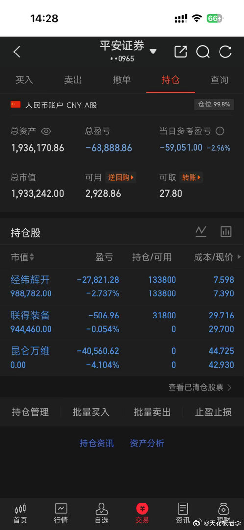 已建新仓，联得装b，收到的老铁不要忘记了点赞，评论区打出263 ​​​