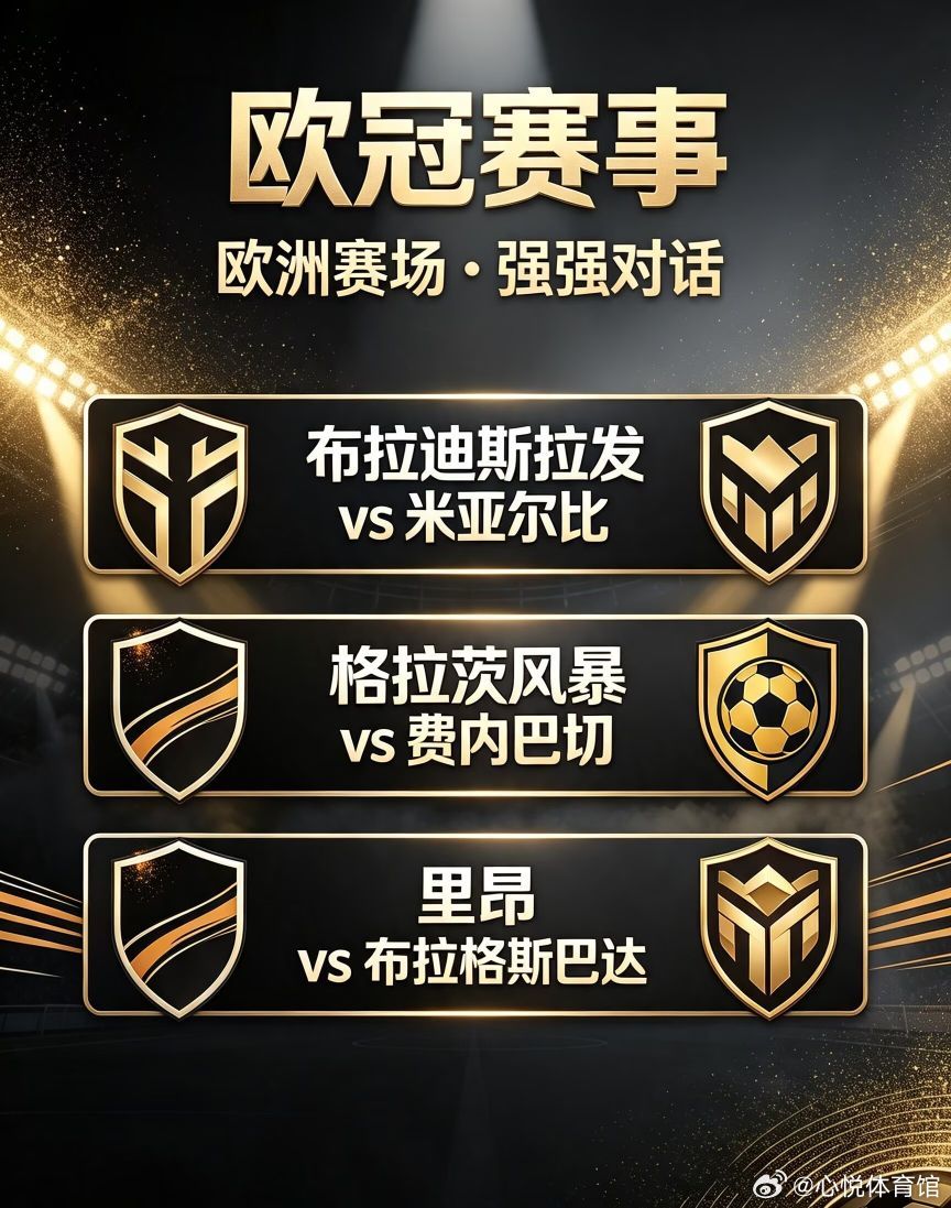 ⭐ | 今日足球赛程 |⭐欧冠---02:15：布拉迪斯拉发  vs  米亚尔比