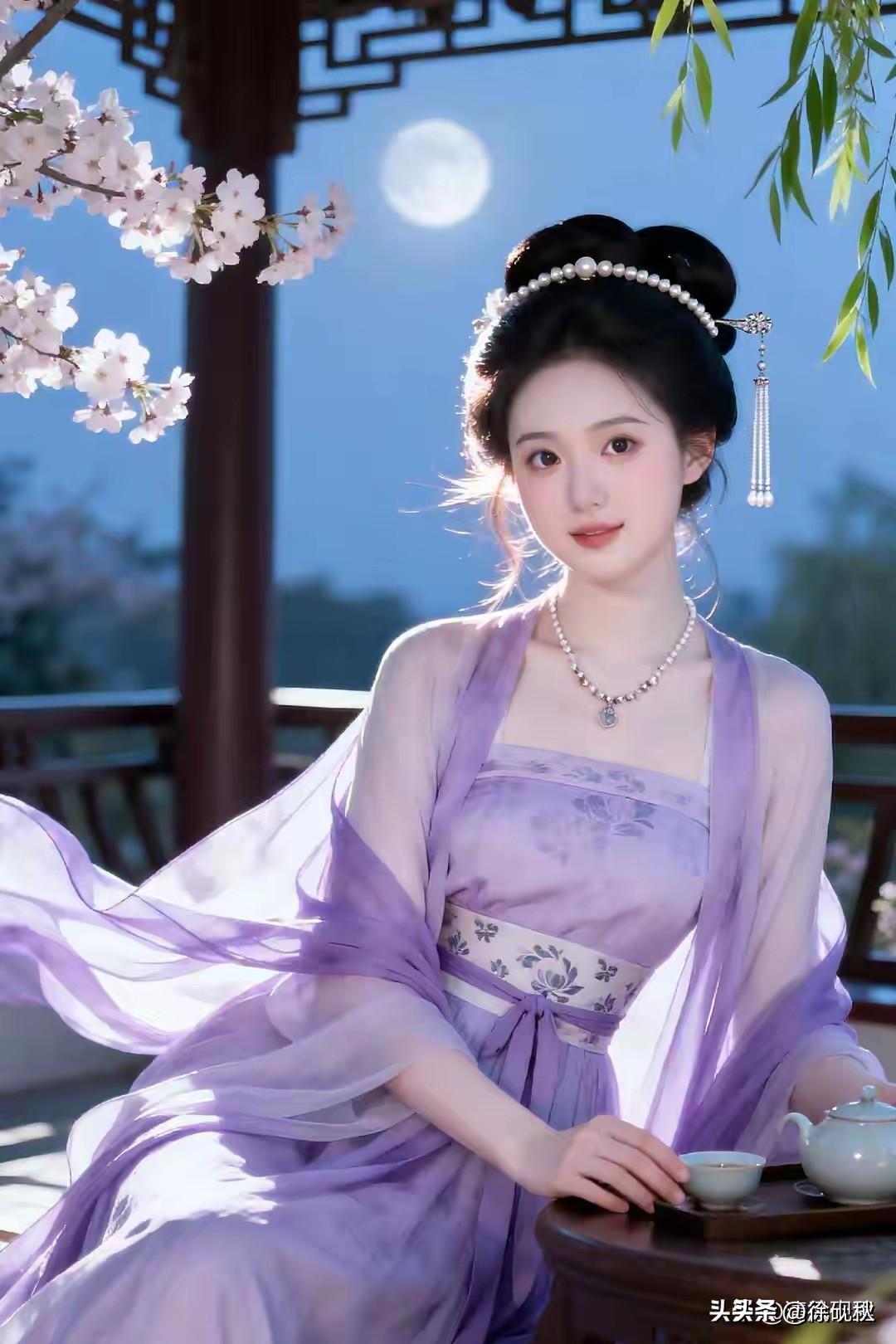 中国汉服，传统服装。
历史悠久，传承千年。
大家闺秀，小家碧玉。
穿出气质，穿出