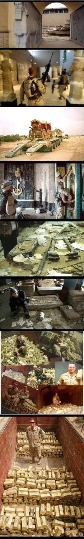 下图就是伊拉克战争后，美军士兵搜索到的“大规模杀伤性武器” 实际是对这个国家的公