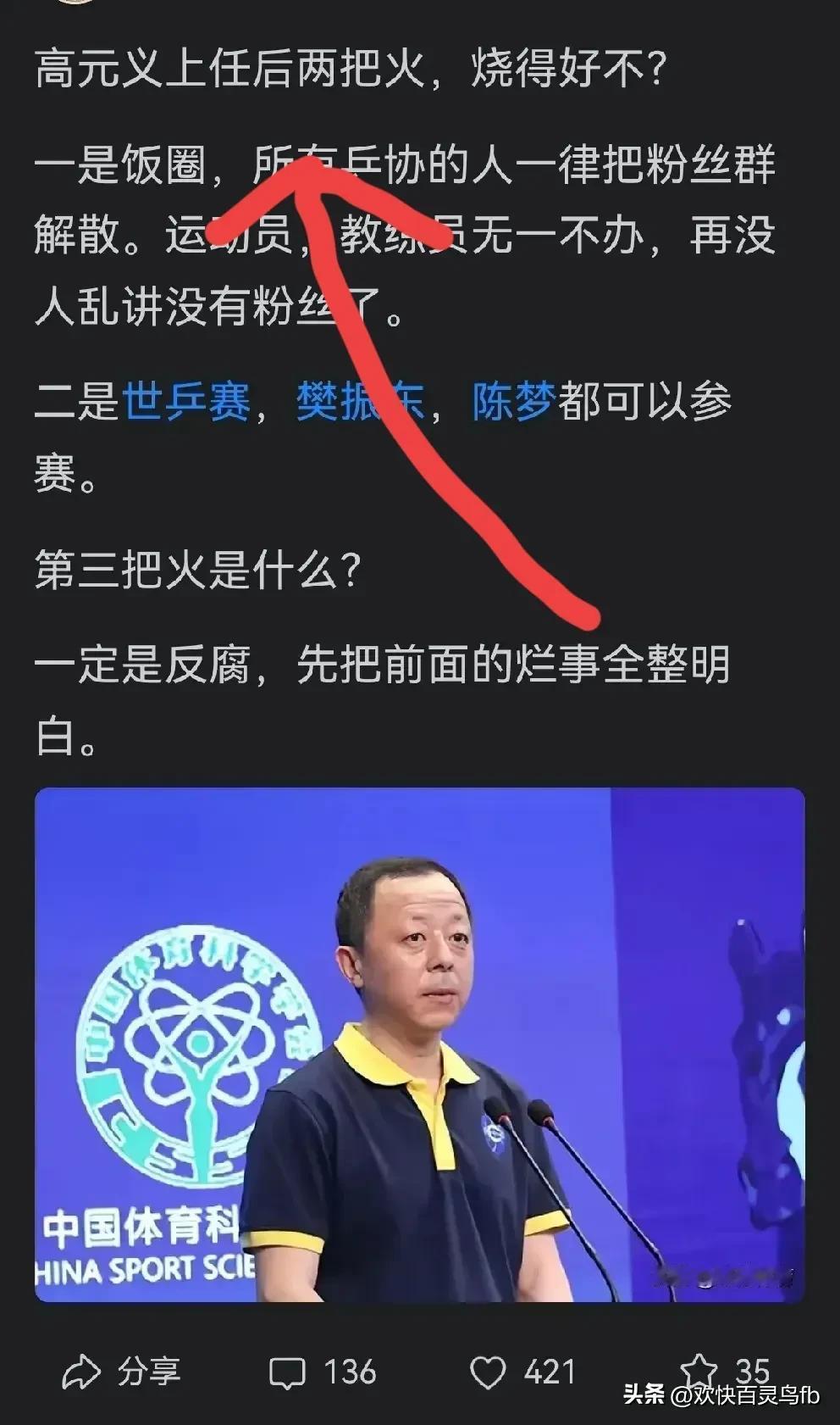 这位领导做梦都想不到，刚上任就被人拿话忽悠
中国乒协公布世乒赛参赛名单，退出世界