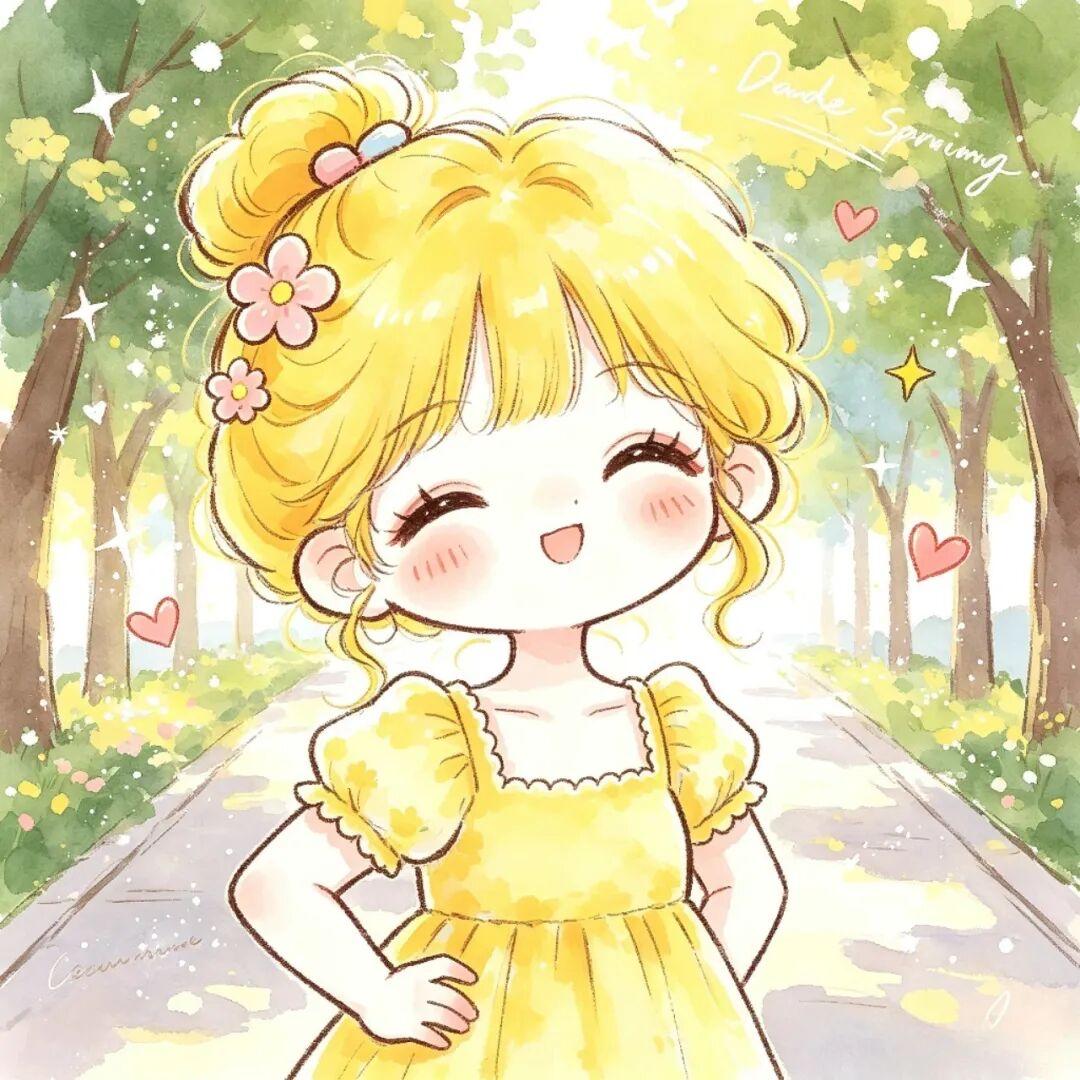 女生头像｜日子慢慢，头像也要可可爱爱