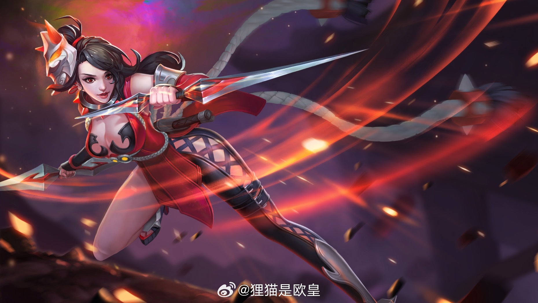 阿轲原皮+爱心护理海报进化史（以前叫荆轲） ​​​