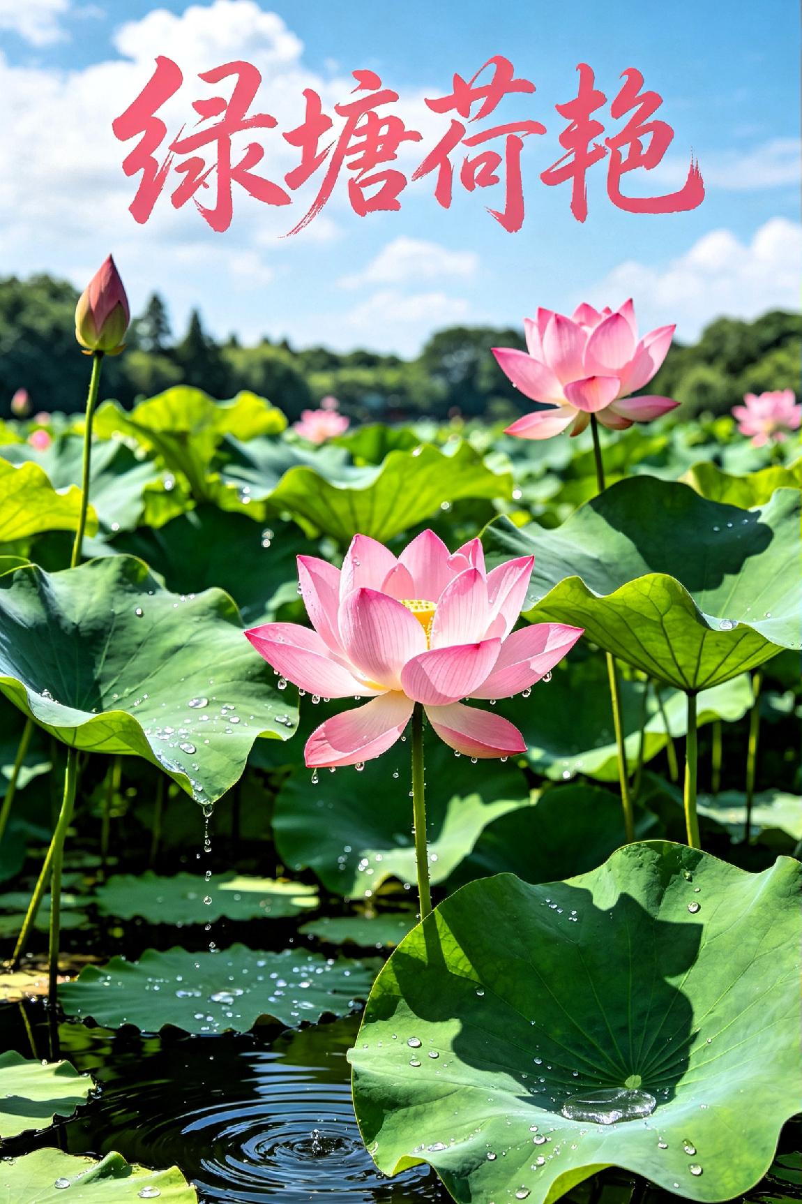 绿塘荷艳｜一塘清夏染荷香
 


暑风渐起夏天长，人间欢趣在池塘。每当燥热漫上心