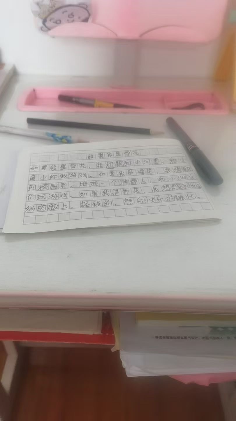 二年级小朋友写的字比我们这些大人写得还好，你能受得了吗？ 雪 武汉·一号车市