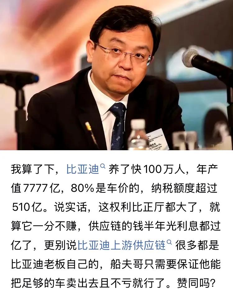 一网友关于比亚迪的点评，你们觉得呢？ ​