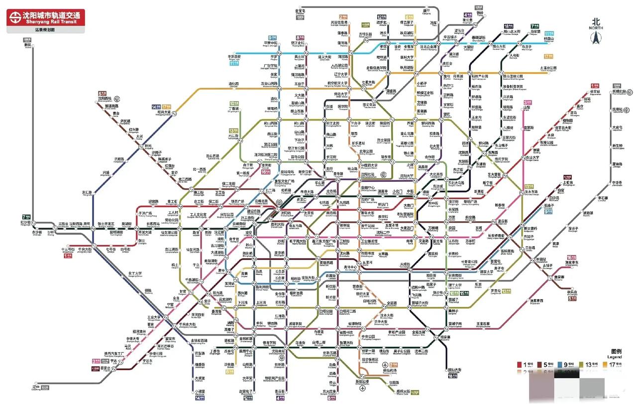快收藏！沈阳2050年远期地铁规划线路图，超赞！看了官方发布的规划图，感觉我大沈