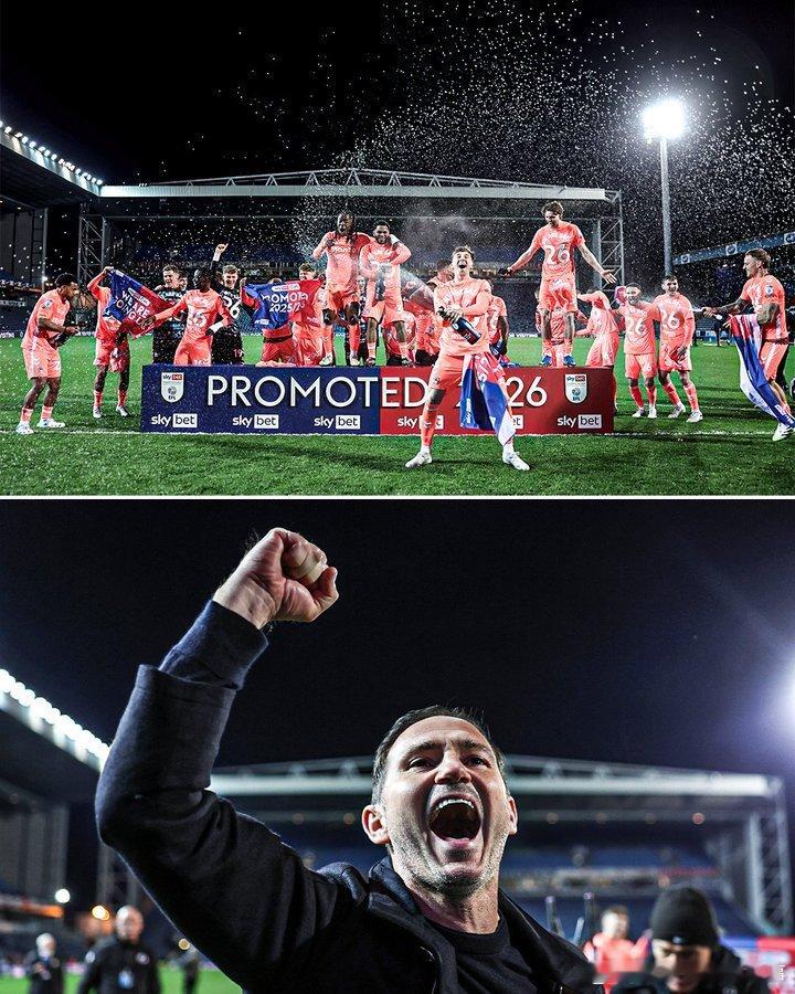 👏神灯有能！兰帕德 在2024年11月28日接手考文垂时，球队仅高出降级区2分