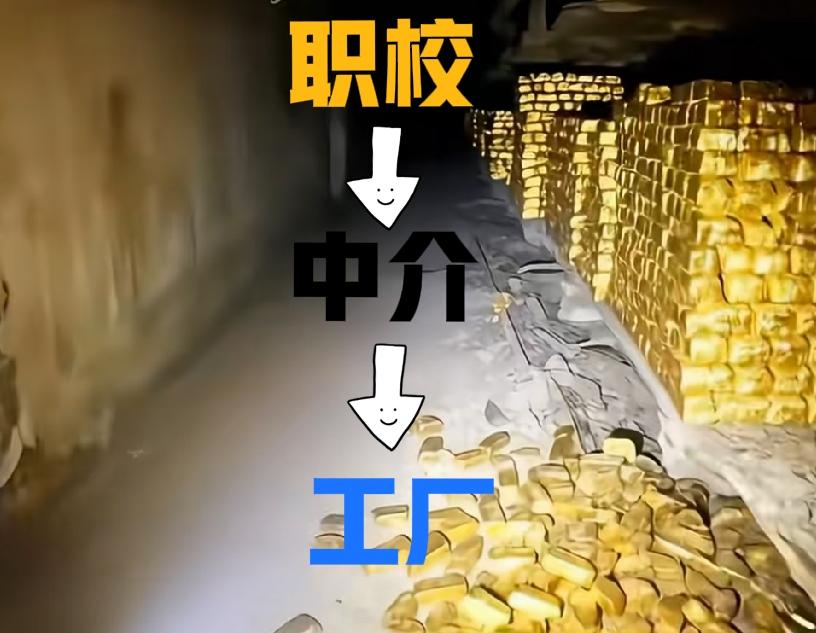 教育成了一门生意！职校把学生卖给中介，每个学生可以收500的好处费，中介再把学生