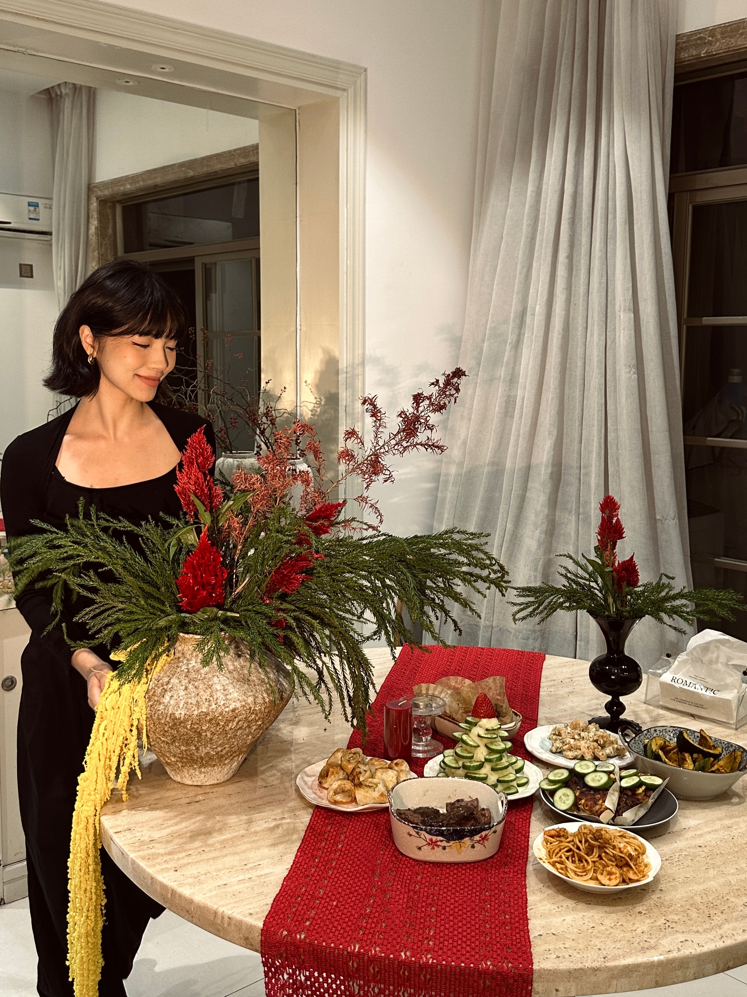 平淡幸福的小日子🎄🌾（好喜欢这次的插花💐） 