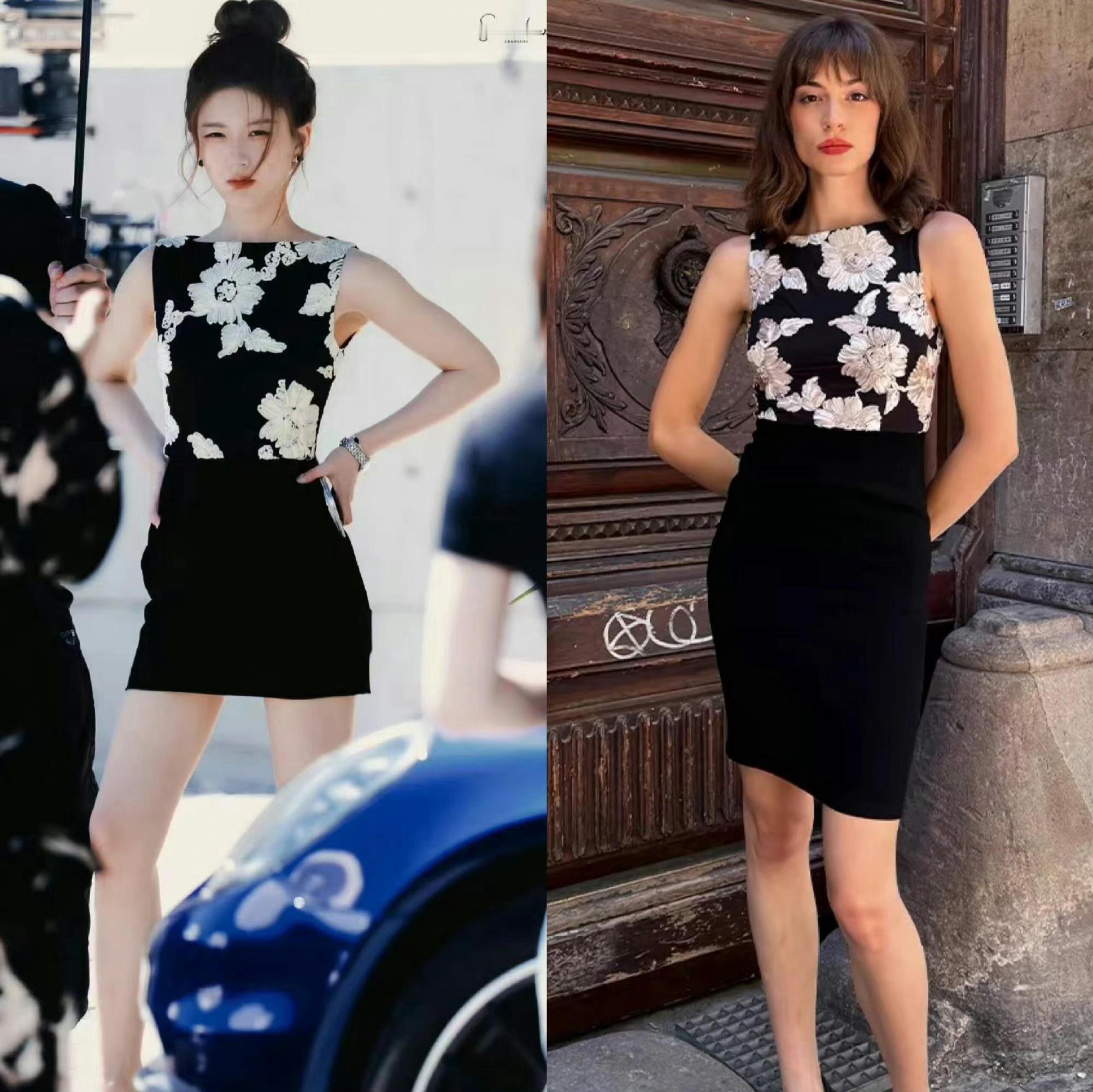 赵露思把这裙子改的，真是把气质改成了性感 ​​​