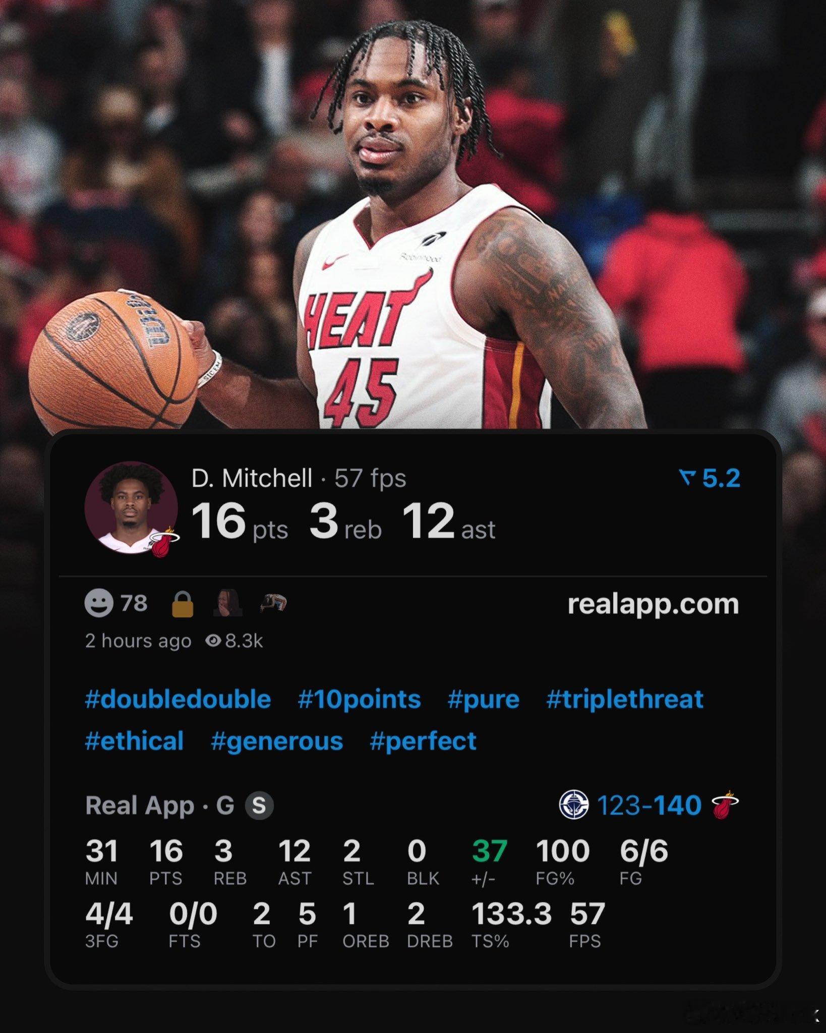 好几个球迷在问为什么真实投篮命中率（TS%）能超过100%，简单科普一下：1. 