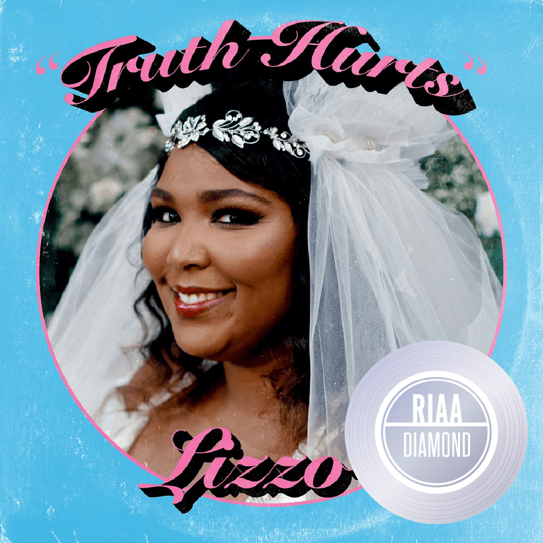 【美国销量认证更新】Lizzo 冠军单曲「Truth Hurts」正式达成RIA