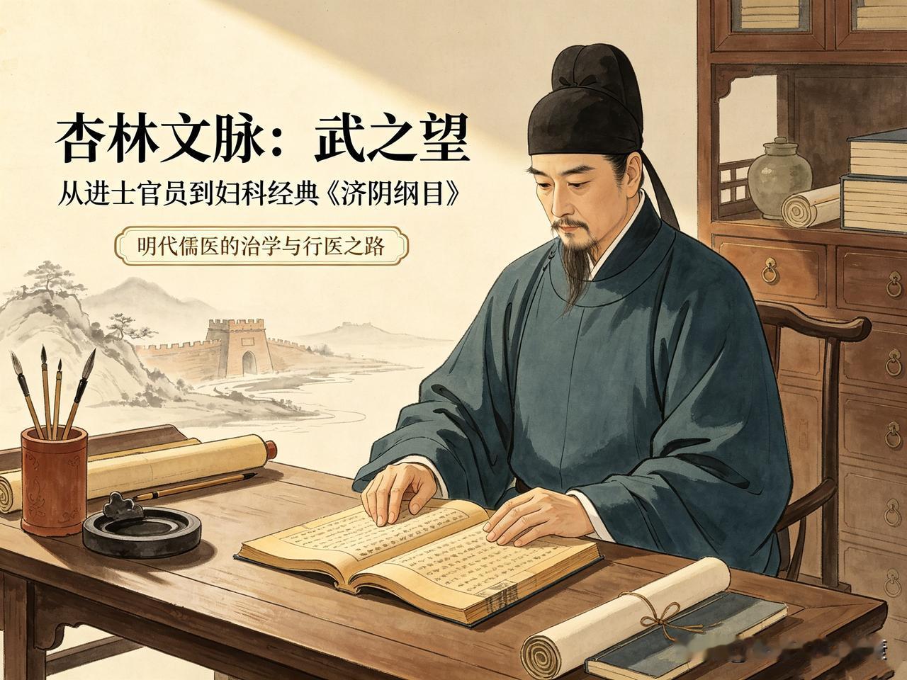 杏林文脉：这位明代进士，为何以《济阴纲目》名留医史？
 
明代有一位学者，先以进