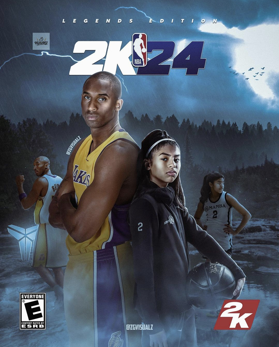 一组科比2K24设计效果图！ ​​​