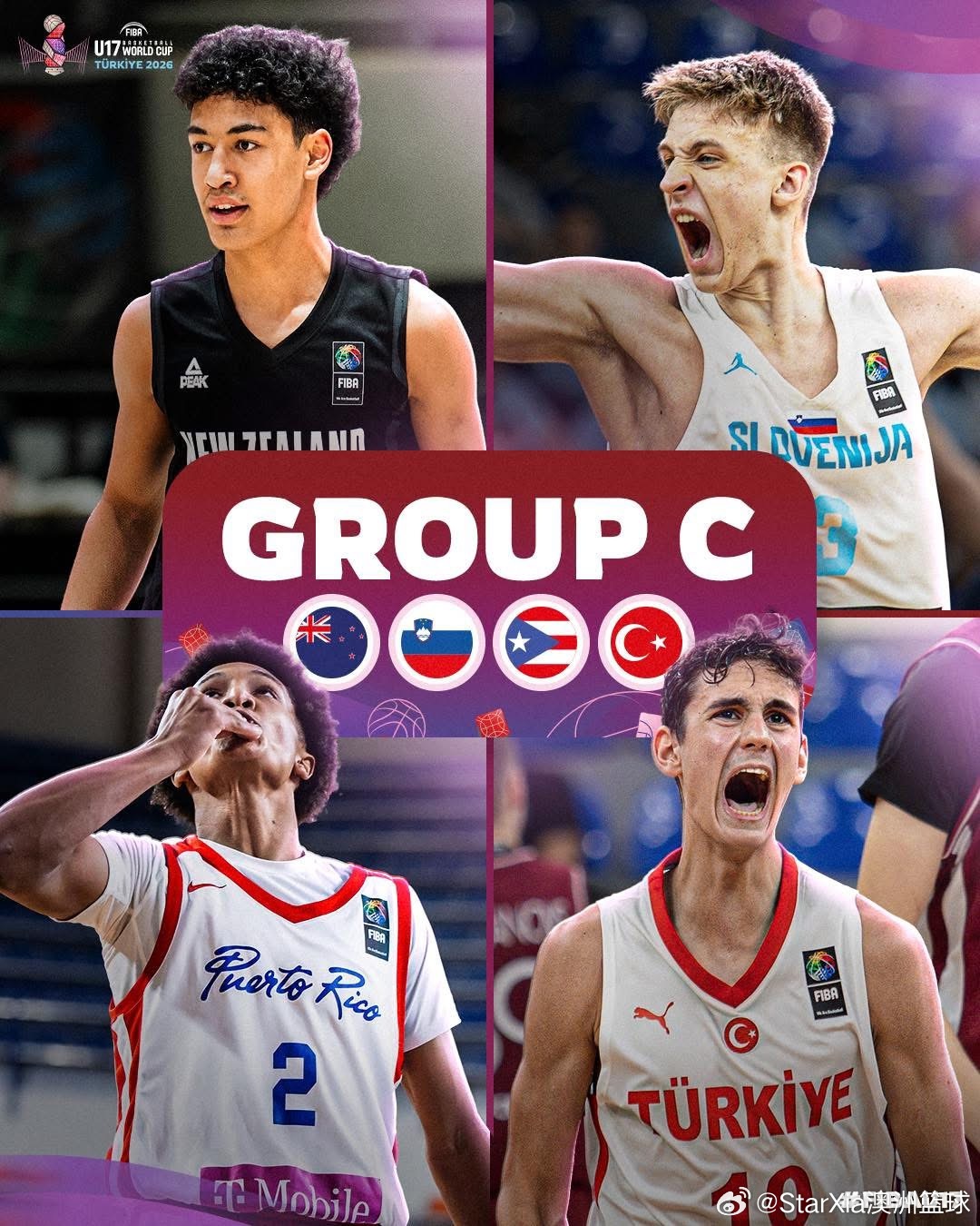 C组和D组，也没有比较好打，U17其实就是中国男篮在Fiba国际赛里，相对较有优