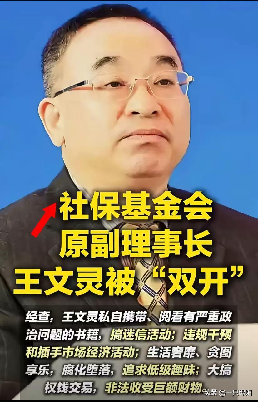 我就想不通一件事，
大搞权钱交易这种事，
一个人根本办不成。

王文灵在社保基金