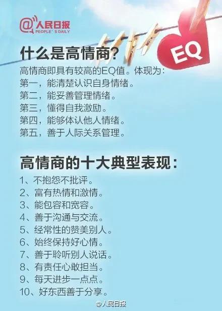 人民日报真的太贴心了！竟然一口气将提升情商的58种方法全都详细的分享出来！比起智