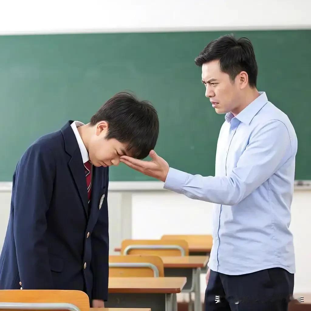 二、老师再和他沟通一次，如果还不认错，就叫来家长，家校联合，共同教育孩子。
三、