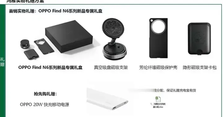 網曝OPPO Find N6手機專屬禮盒，新機即將亮相