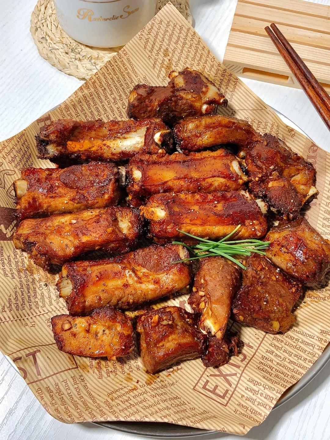 蒜香排骨｜好吃到唆手指🤌空气炸锅版🥺馋死