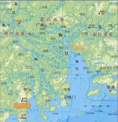 珠西经济发展比不上珠东，有人认为是珠西河网纵横造成的，江苏苏南也是河网众多，为什