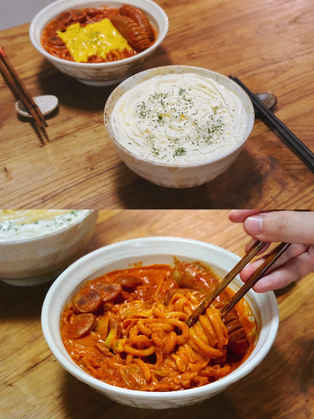 两款超好吃的乌冬面做法｜奶油 泡菜 咖喱