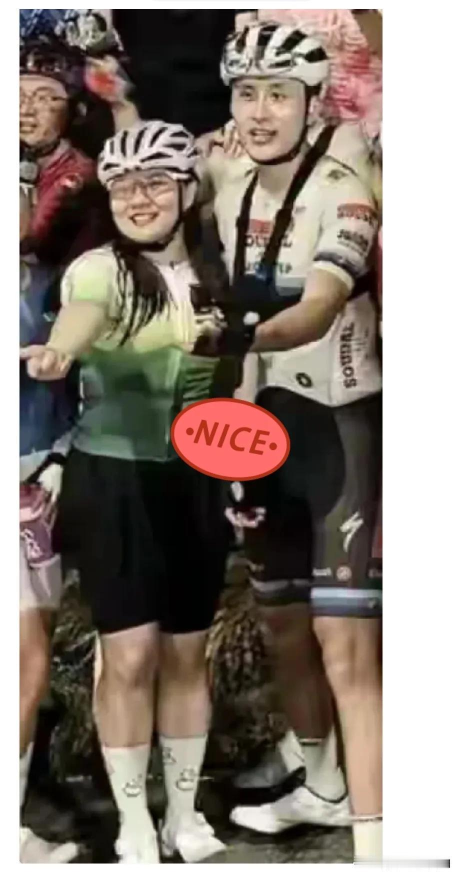 骑行圈原来是这个样子的呀。
广西南宁。
女子已订婚，本是待嫁之身，加入骑行车队，