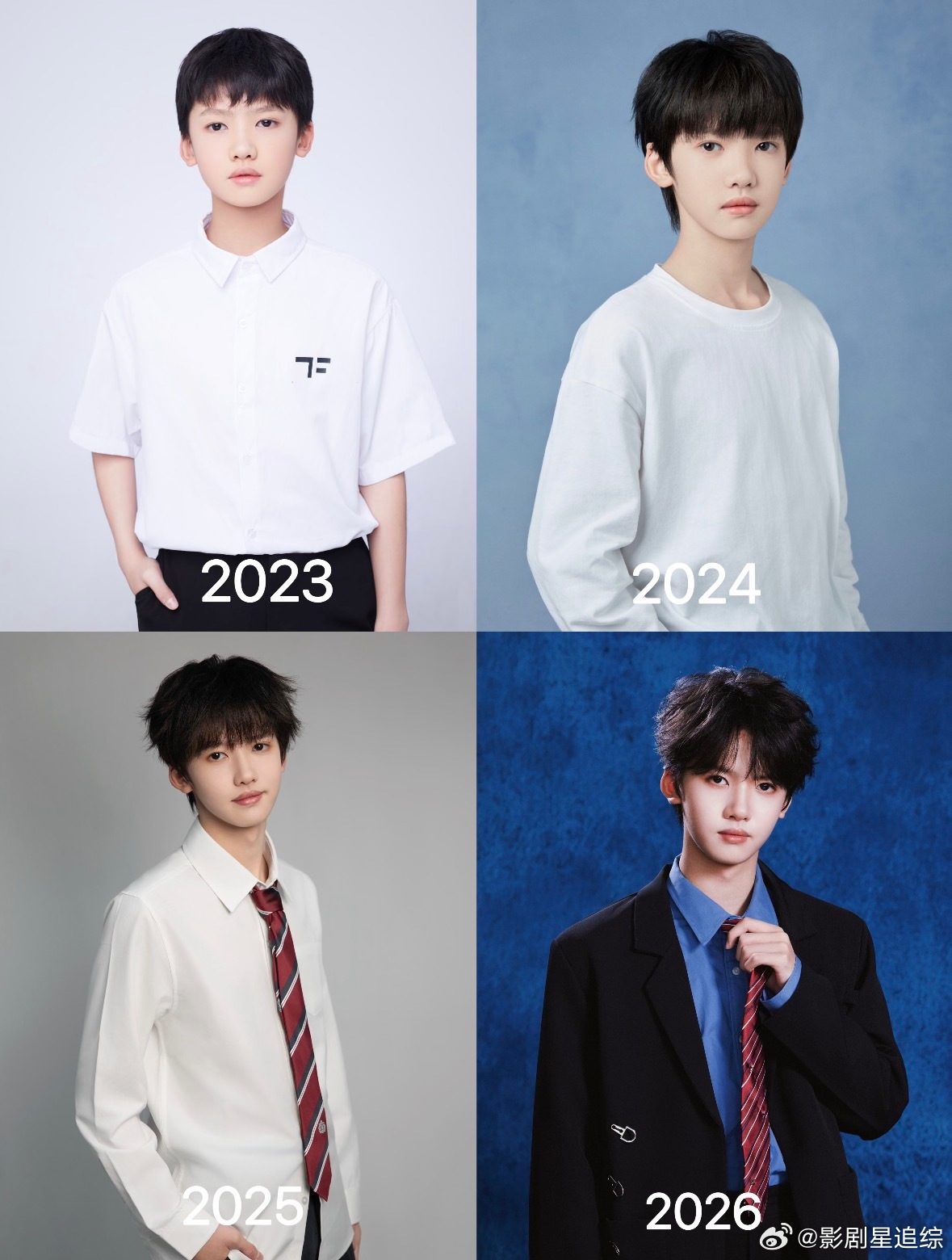 TF家族四代2023-2026公式照对比🈶 