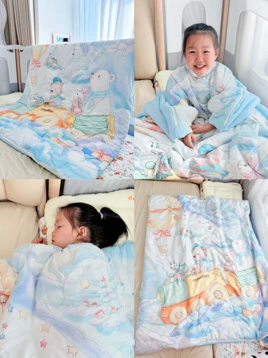 🌟人类幼崽睡觉好搭子，省妈好物就是防踢被