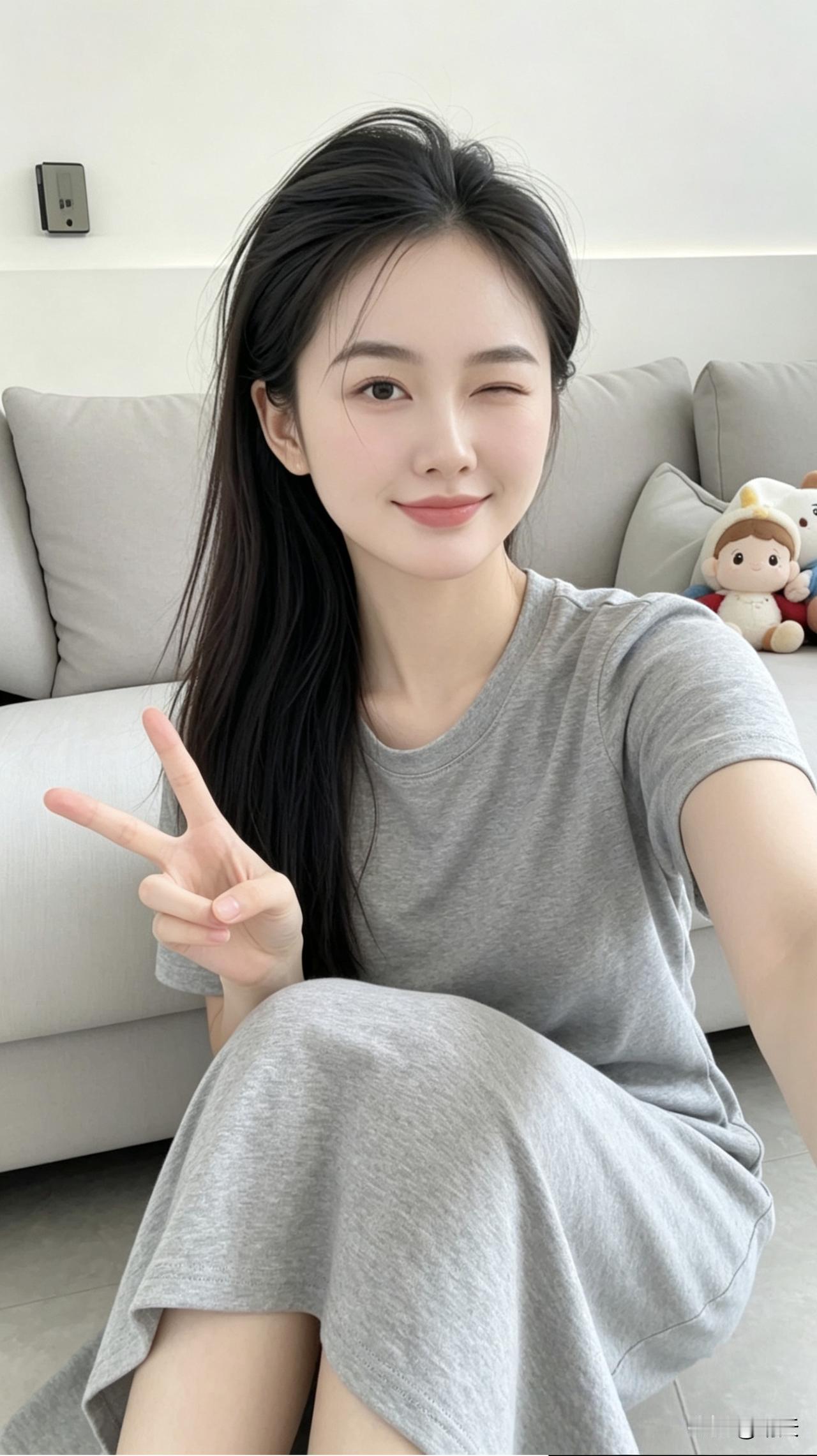 可爱吗？嘻嘻。做个可爱的女孩子吧，等我的那个他到来。