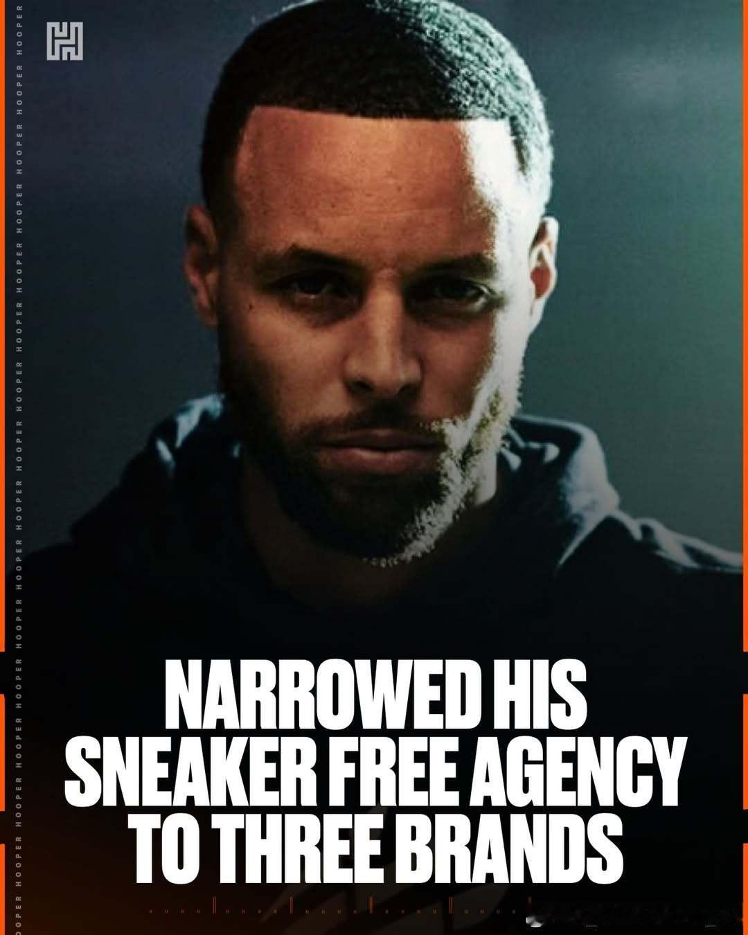 据Sole Retriever报道，斯蒂芬·库里已将其球鞋代言合同的潜在合作品牌