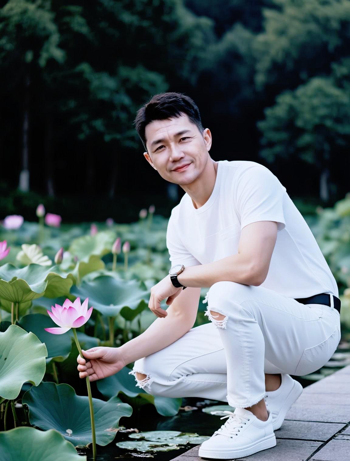 AI荷花池抓拍