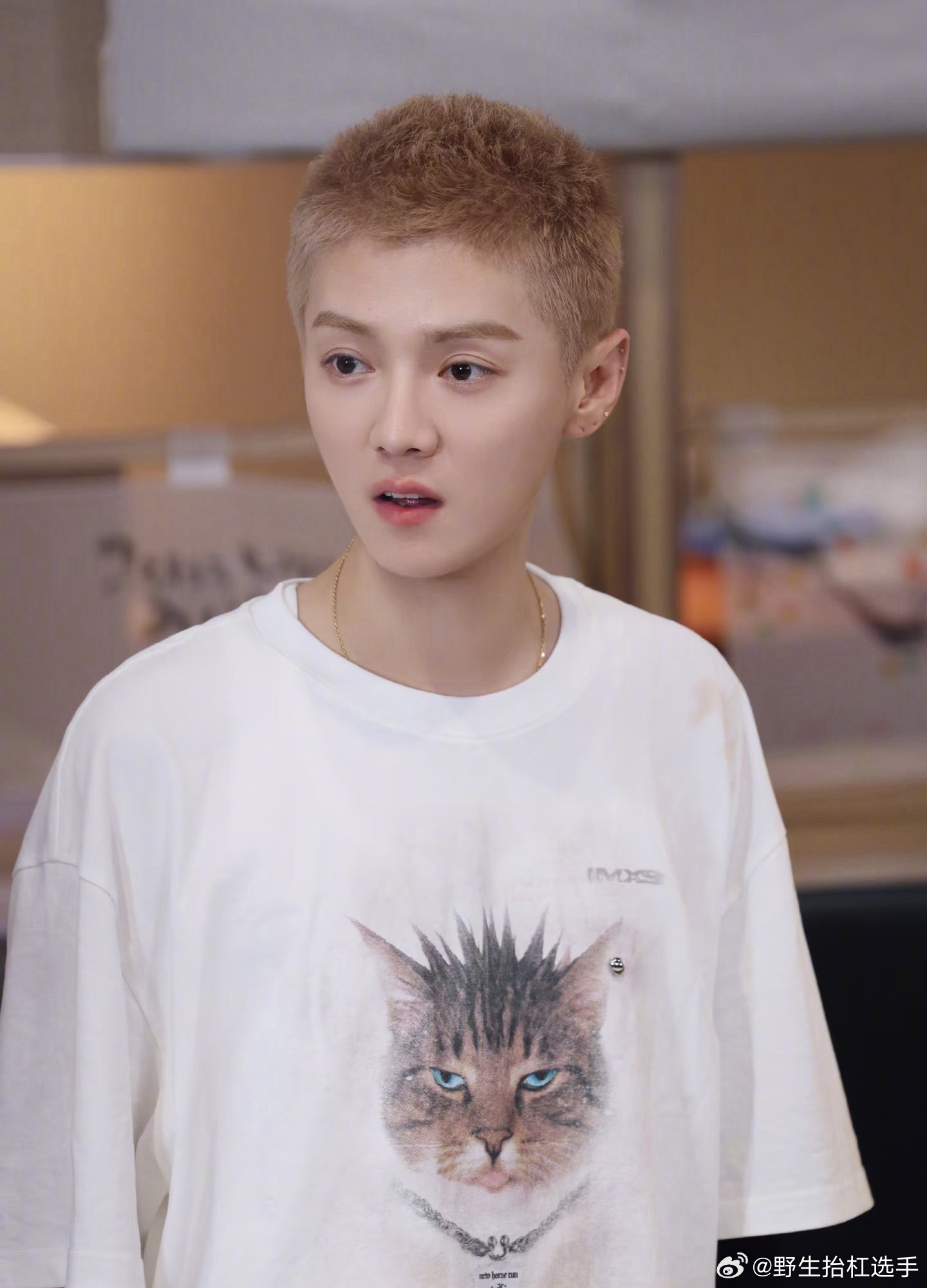 鹿晗头发生长速度咱就是说鹿晗这个头发生长速度也太惊人了吧，这才多长时间啊，就长这