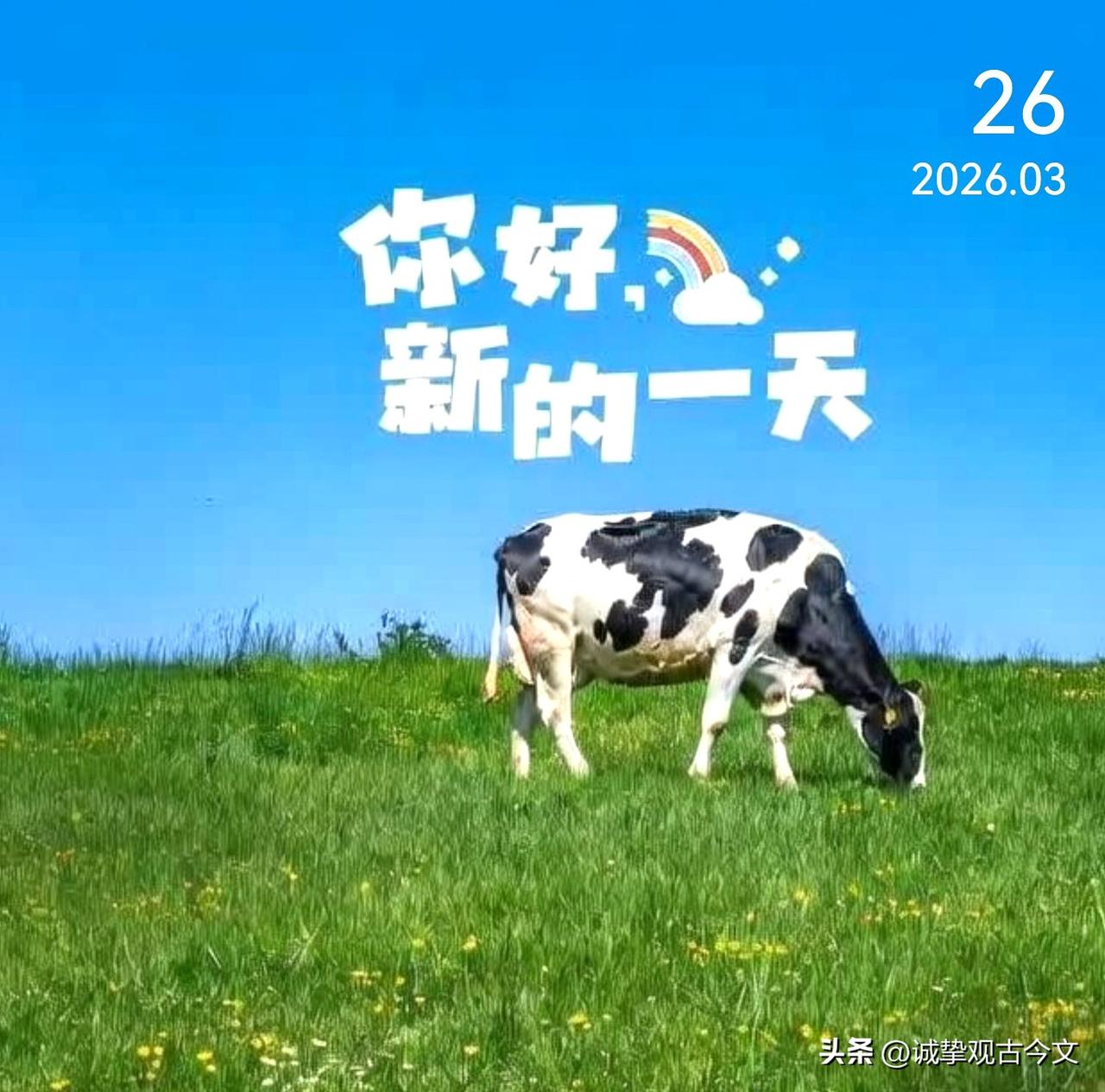 新一天，新美好，人首先要懂得生活，热爱生活，生活才会回报以善意，只要你肯等一等，