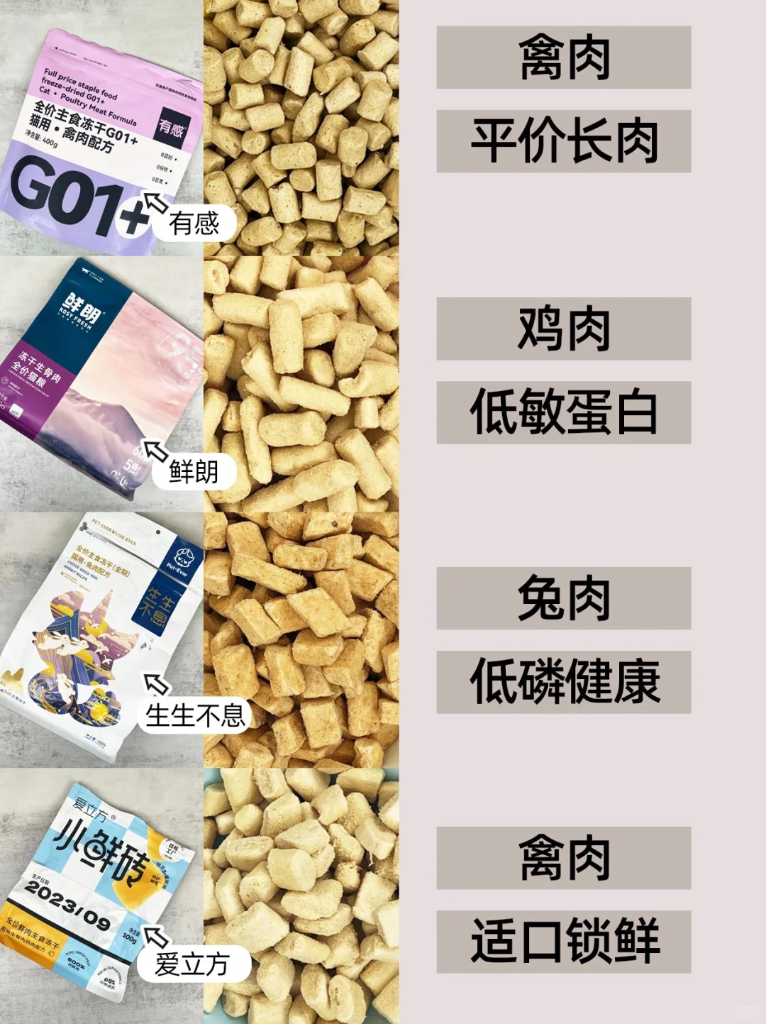 没吃过猫咪冻干怎么选？💡看这篇推荐就够！