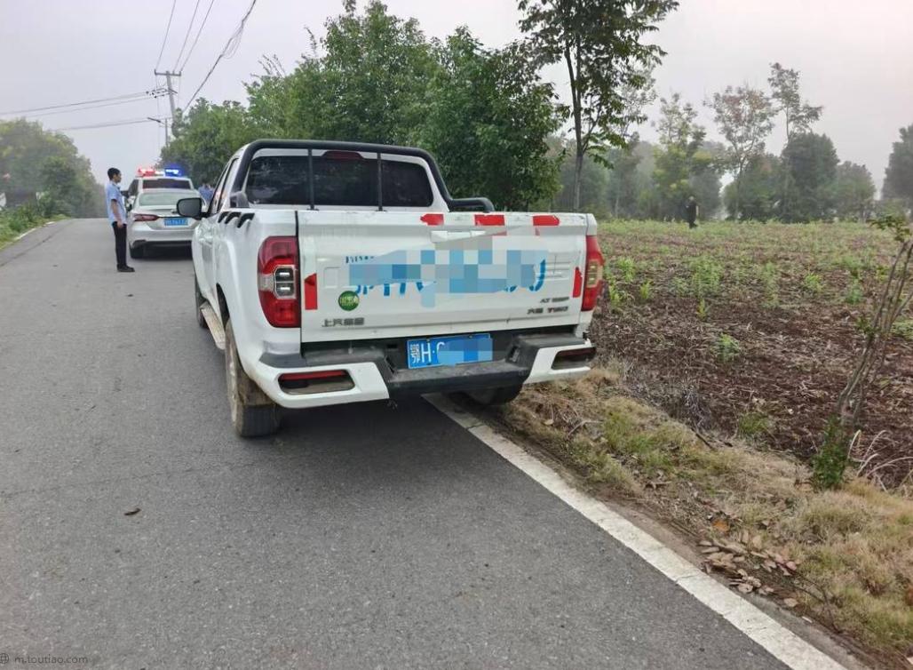 9月25日，湖北荆门发生了一起枪击案：64岁的程老汉天不亮就戴着头灯在自家田里抢