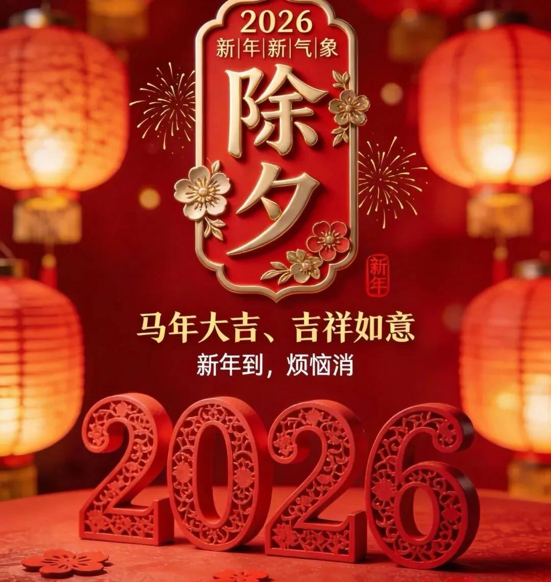 此刻与来年，皆被幸福填满。

又一年，愿平安喜乐，所愿皆得。

烟火升腾，照亮人