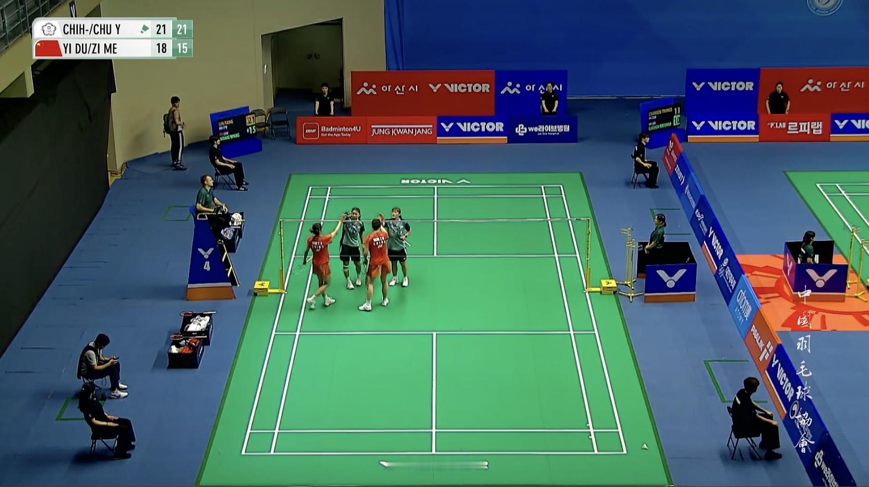 🏸王漪朵/王子萌两局不敌对手止步女双首轮王漪朵/王子萌🇨🇳 18-21、1
